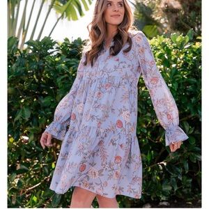 NWOT GAL MEETS GLAM Style Allie size 6 Blue Floral!